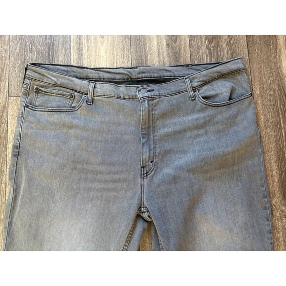 LEVI'S 541 MENS PLUS SIZE DENIM JEANS STRETCH TAPERED LEG GRAY SIZE 48X36 - Picture 2 of 12